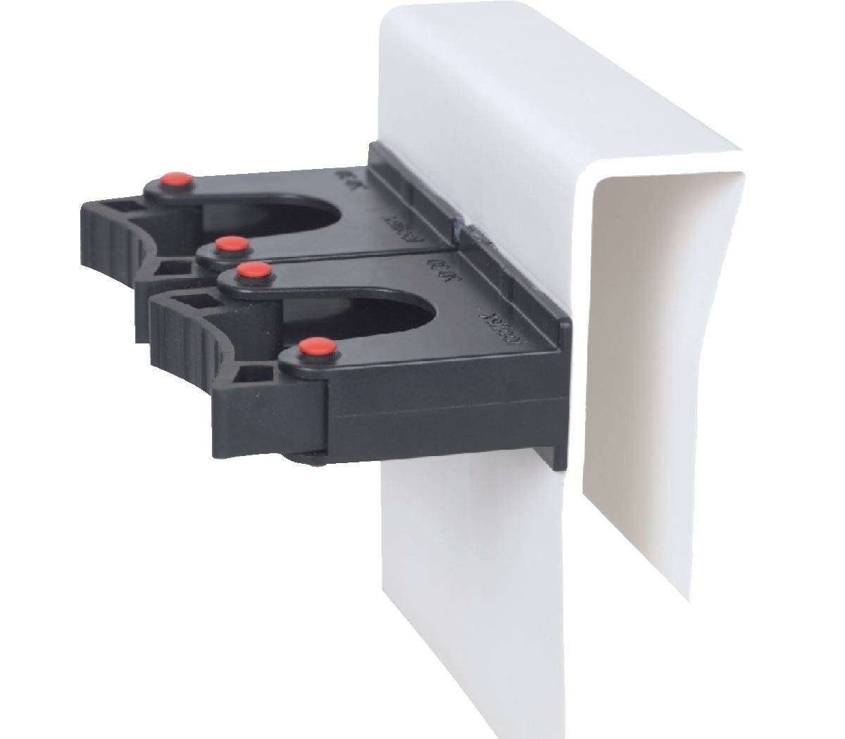 REBOTEC Porte béquilles à profil de serrage DUO