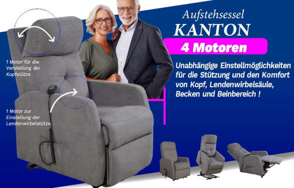 Fauteuil releveur "Kanton" 4 moteurs