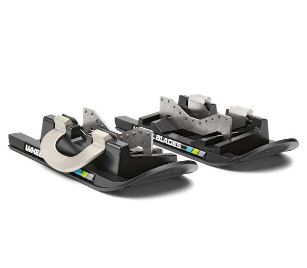 Wheelblades Rollstuhl Ski für sicheren Halt auf Schnee und Eis Wheelblades Rollstuhl Ski für sicheren Halt auf Schnee und Eis