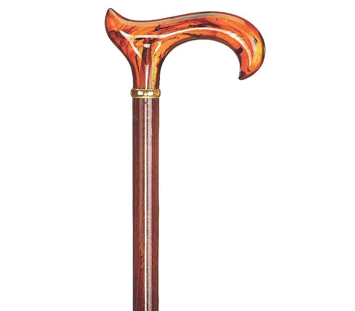 GASTROCK Canne pour homme en ambre