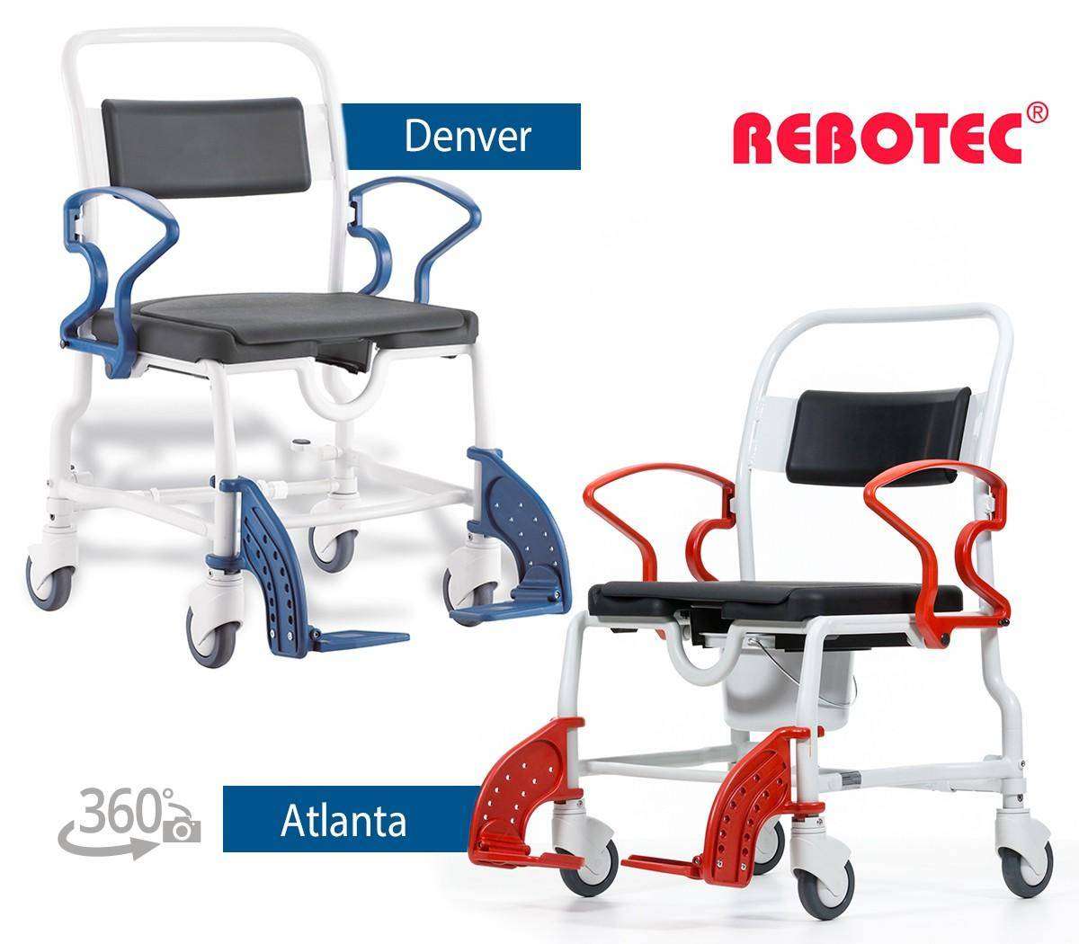 REBOTEC Chaise de douche et de toilettes XXL Denver / Atlanta