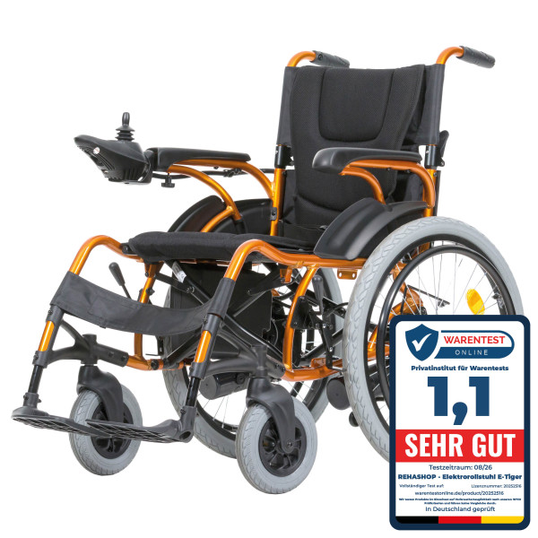 REHASHOP Fauteuil roulant électrique E-Tiger Sceau le plus fiable