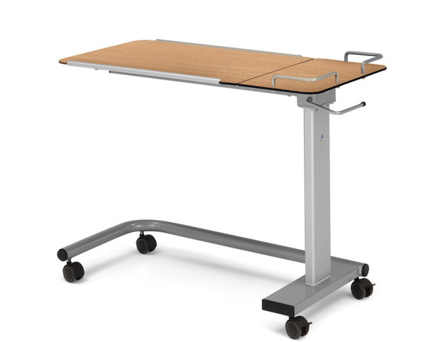 Table de chevet Burmeier Pleto réglable en hauteur, 4 Roulettes