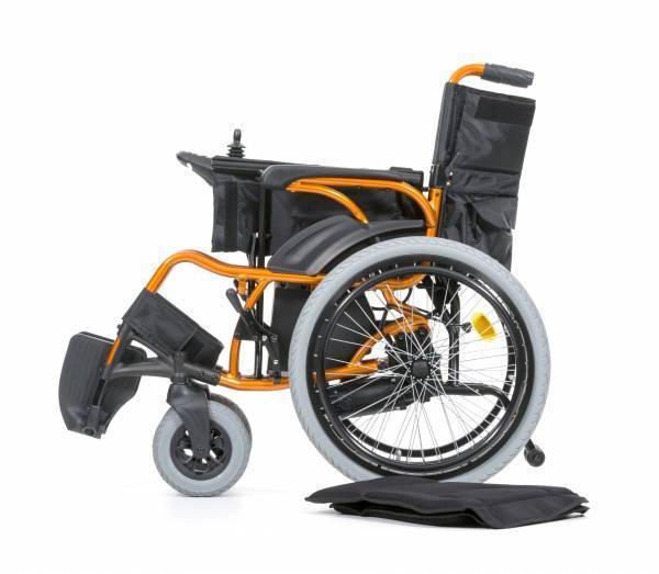 Fauteuil Roulant électrique Invacare Tiger - Occasion, Avec Chargeur, Réparation Sur Repose-pied