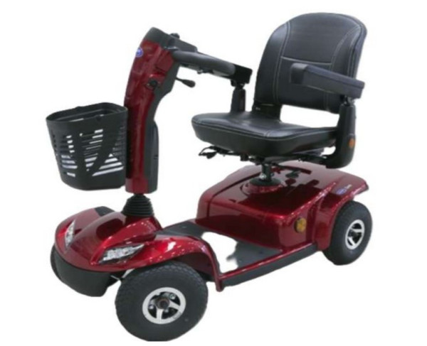 Invacare scooter électrique Leo en rouge