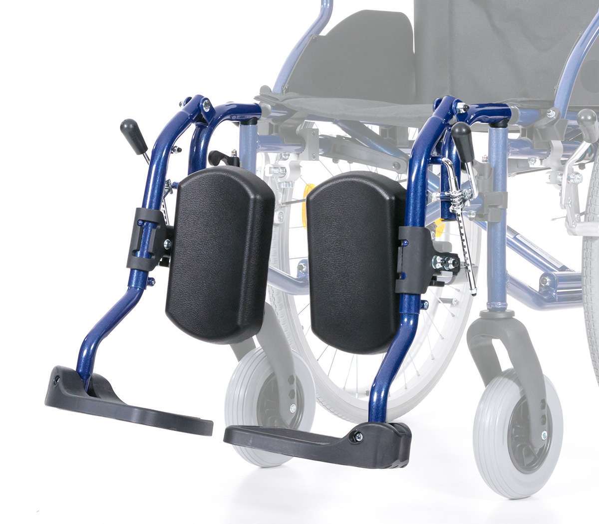 REHASHOP Repose-pieds relevables pour Bison 2 Blue