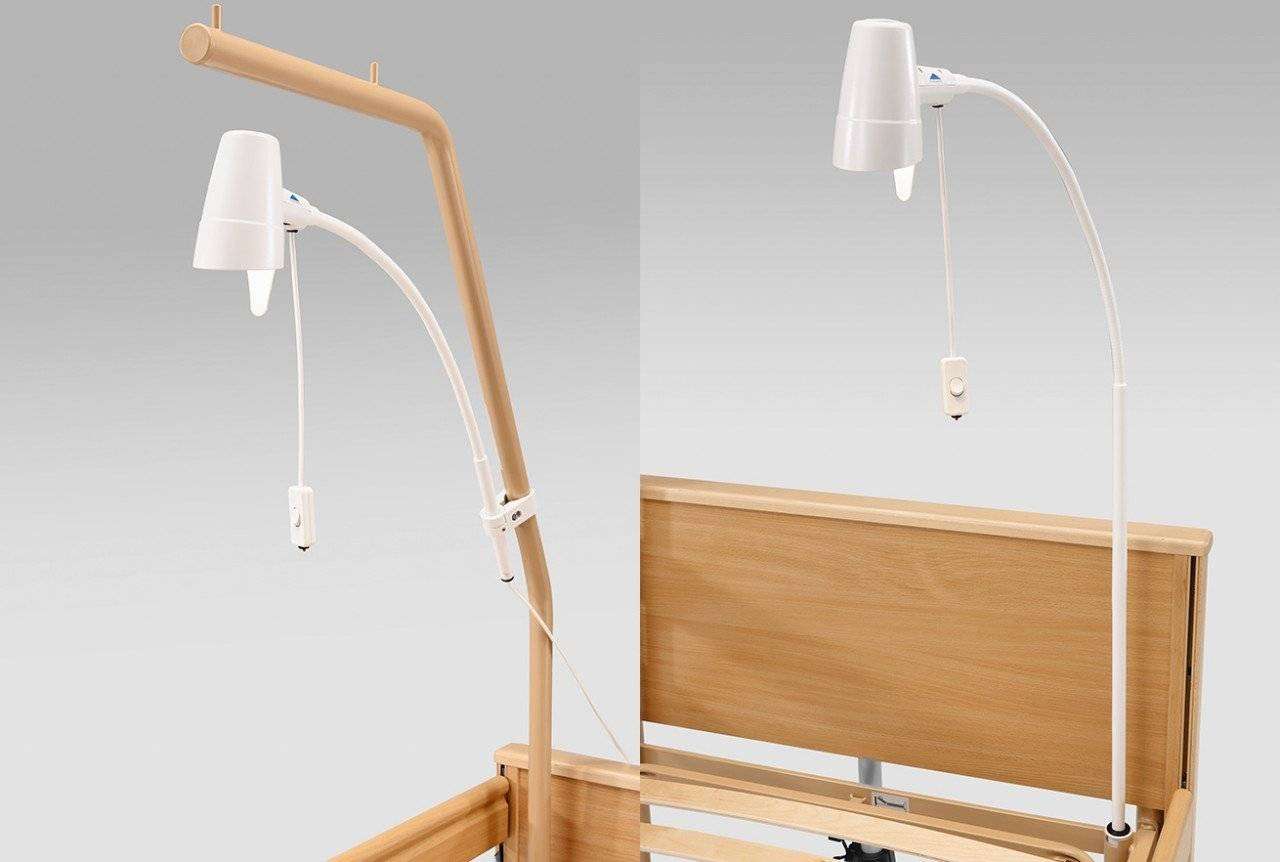 BURMEIER Leselampe mit Adapter für Aufrichterhülse