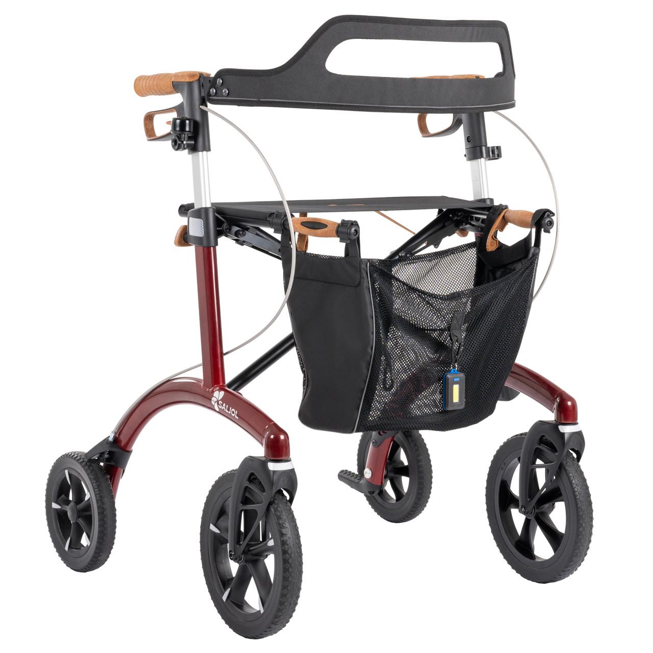 SALJOL XXL Allround Rollator AR62W, Barolo Red