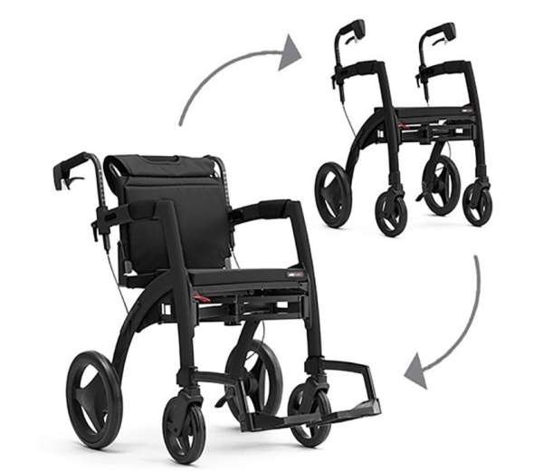 Rollz Motion 2-in-1 Kombination Rollator und Rollstuhl