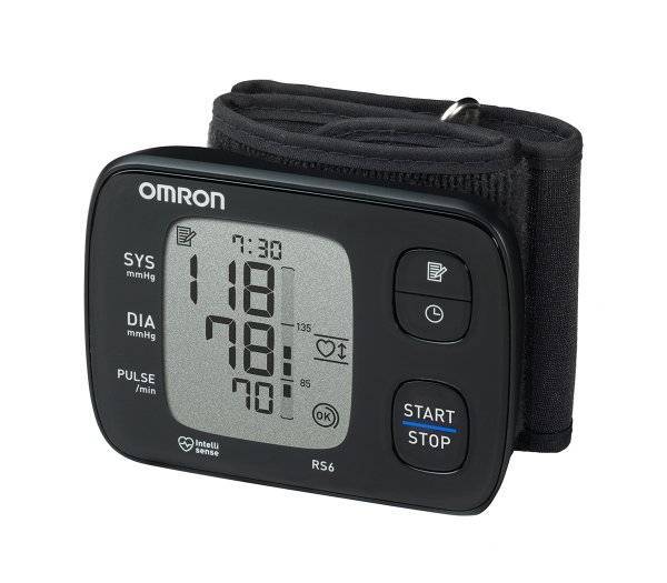 OMRON Handgelenk-Blutdruckmessgerät RS6 im rehashop.ch