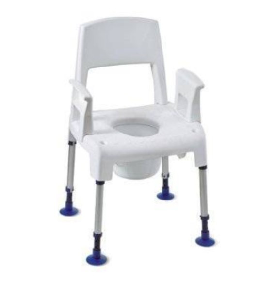 AQUATEC Dusch- und Toilettenstuhl Pico 3 in 1 komplett