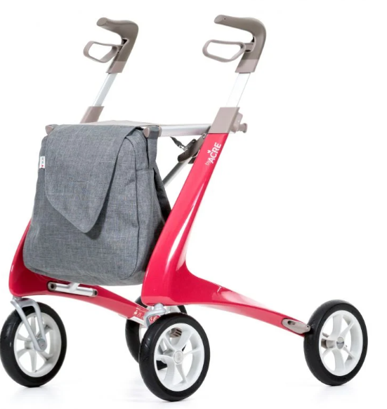 byAcre Carbon Rollator Ultralight in Farbe rot