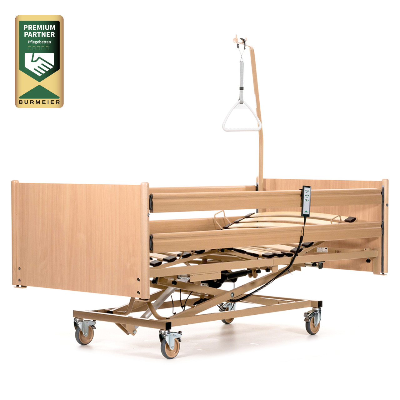 BURMEIER Pflegebett Westfalia IV mit Rundstollen